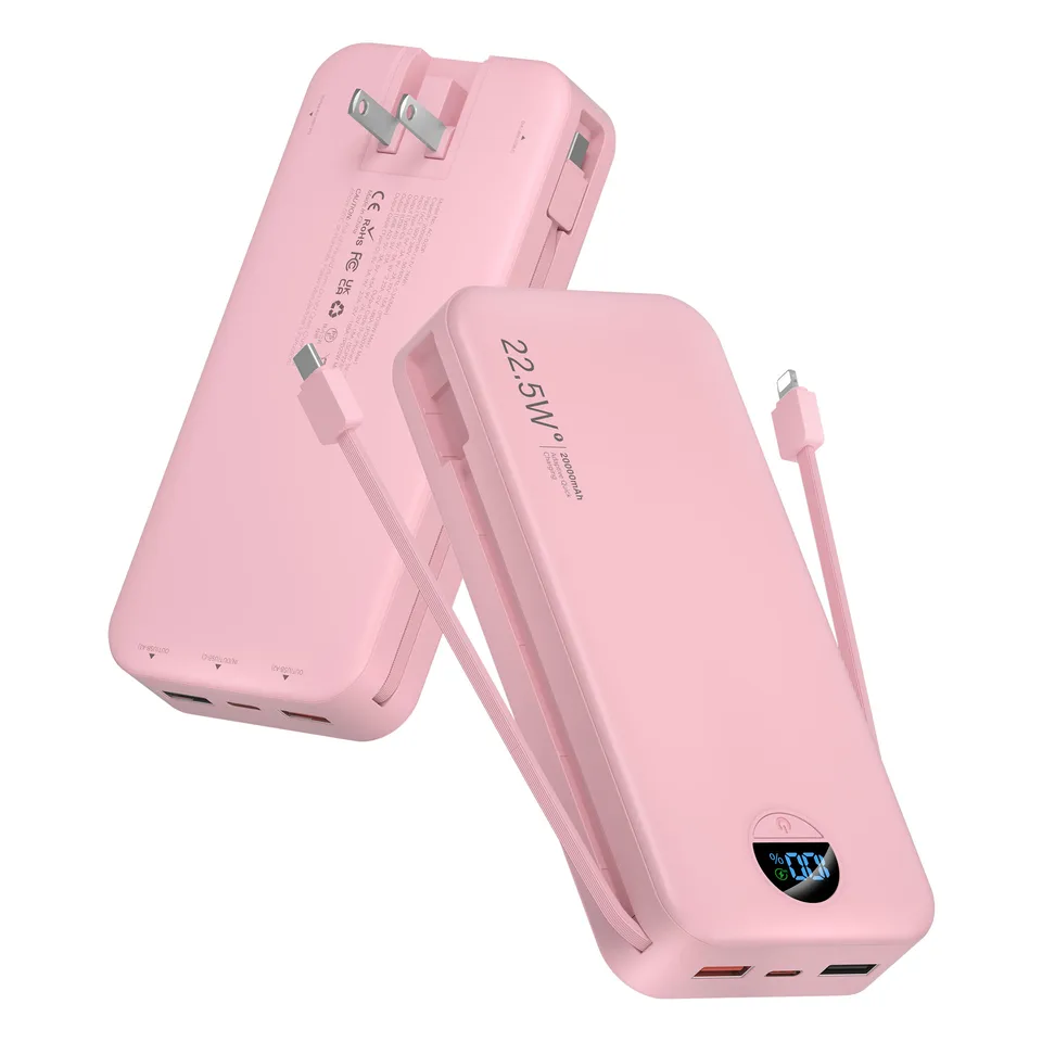 20000mAh Portable Power Bank with AC Plug