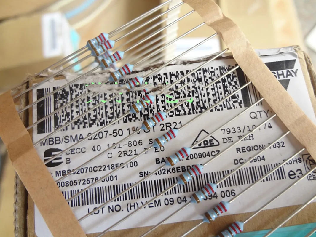

Original box fever resistor 1/4W2.21R 0.25W2.21R generation 2.2R 1%