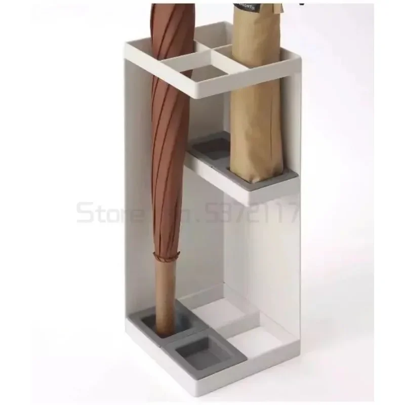 Japanese simple rack hotel lobby home iron umbrella barrel umbrella barrel storage floor type rack