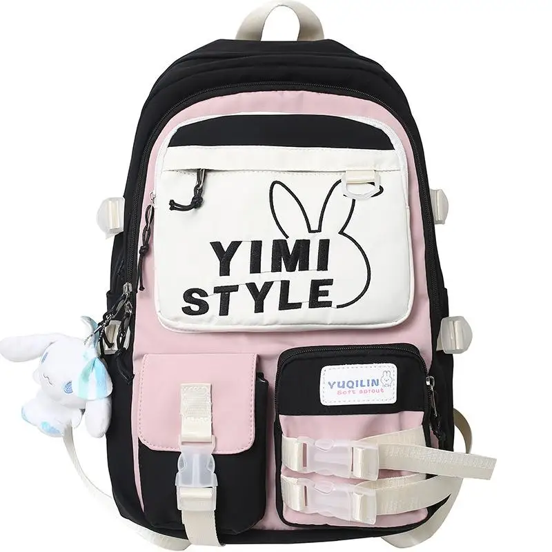 

Sanrio Cinnamoroll Kawaii Schoolbag Student Girl New Summer High School Student Junior High School Student Multi-Layer Backpack