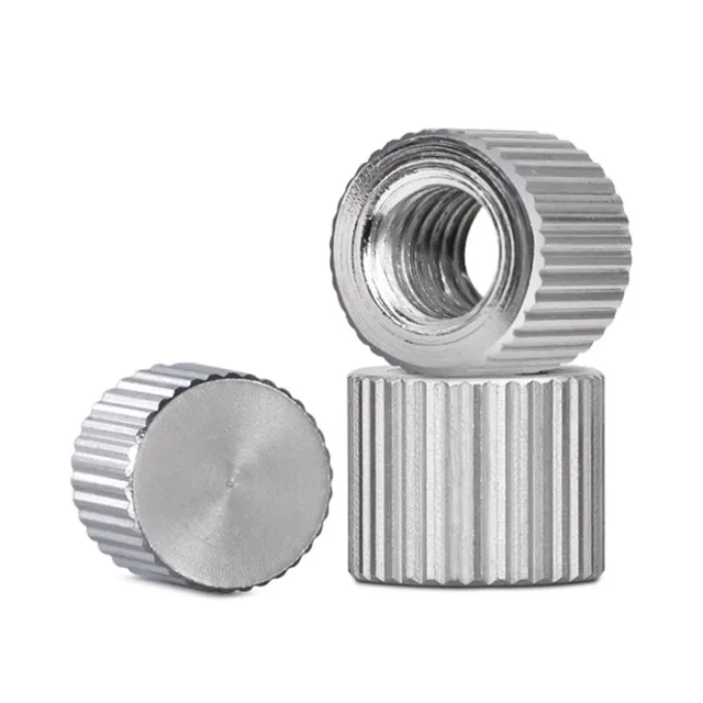 Dadi A Manopola Zigrinata M5 - Acciaio Nichelato Per Fissaggi Manuali Senza Attrezzi - Foto 11