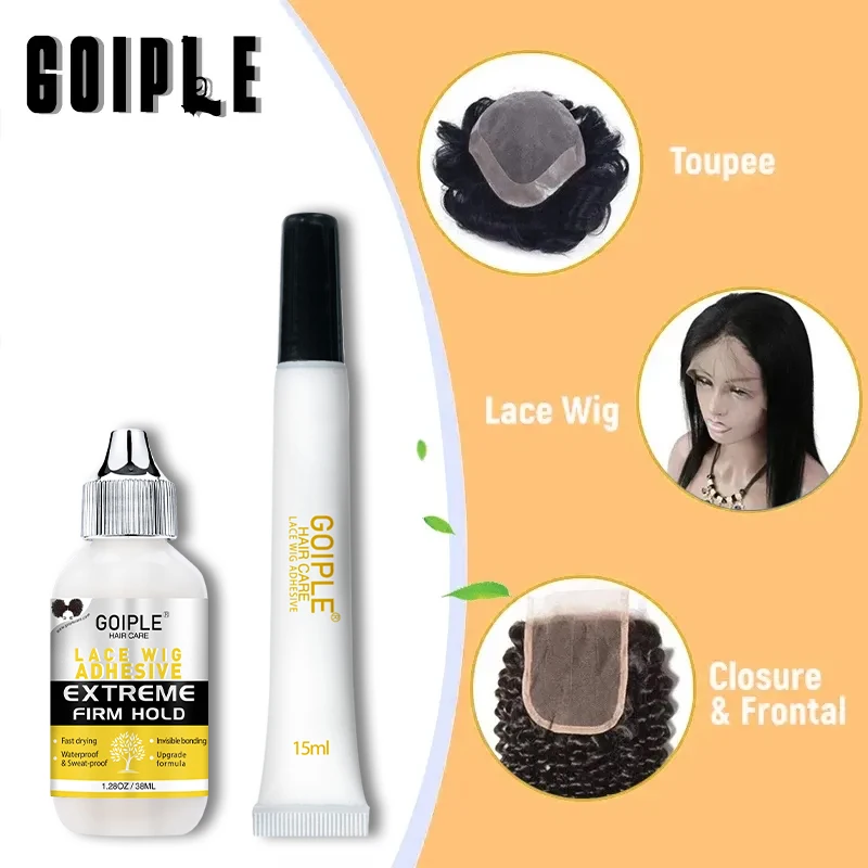 Wig Glue Toupee Adhesive Gel Remover For Lace Front Hairs Extension