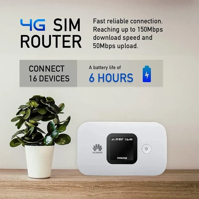 Original HUAWEI E5577-321 4G Wifi Router LTE Cat 4 150Mbps Modem.