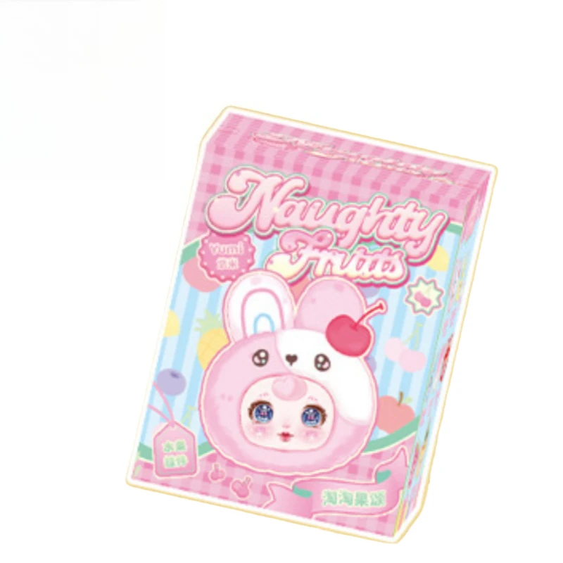 2025 new model Naughty Fruit Blind Box Cute Animal Shapes Figure Toy Desktop Ornament Surprise Gift Birthday Christmas Gift