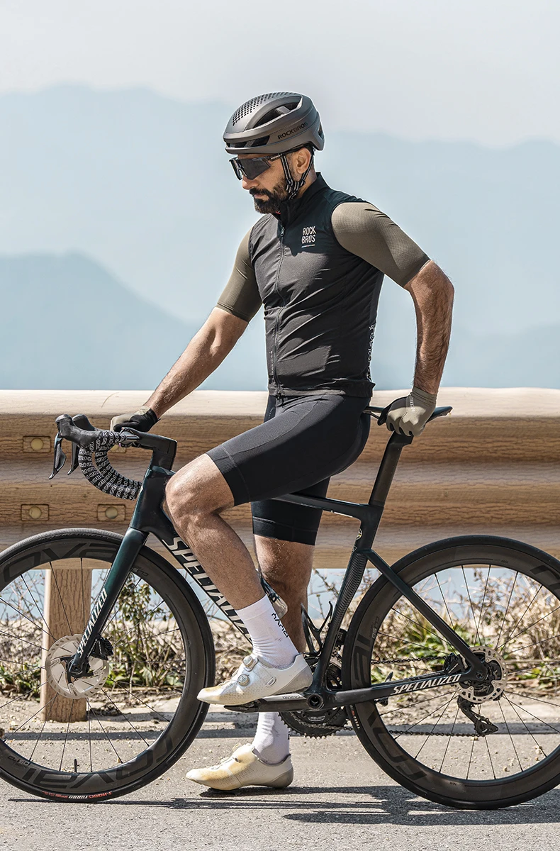 cycling outdoors wearing shorts