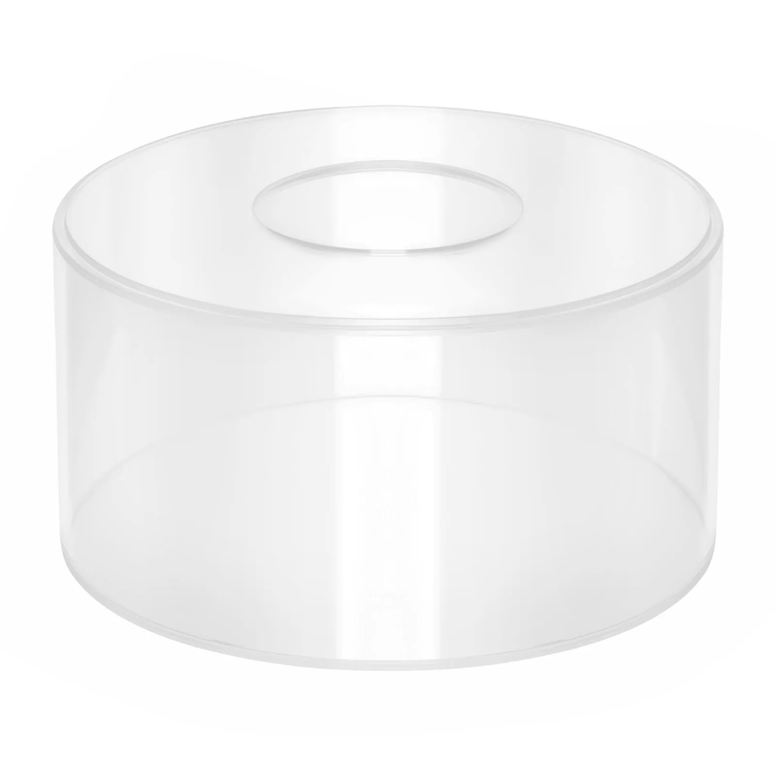 2 Stück Acryl-Kuchenständer, befüllbare Kuchenpodeste, transparente Kuchenstufen, stapelbare Kuchen-Präsentationsboxen, Deko für Hochzeiten und Partys, 8 und 12 Zoll – Detail 8