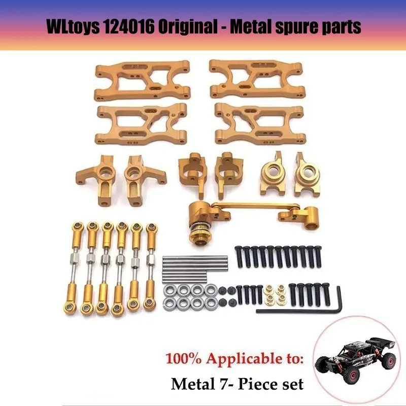 Wltoys 124019 124018 124016 124017 144001 1/12 1/14 RC 자동차, 금속 메인 중앙 차축 구동축, 차동 기어 업그레이드 부품