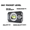 TOUGHBUILT TB-H2-L-4R 360 Degree Small Pocket Level Precision Rotating Vial Durable Tool Accessories 2