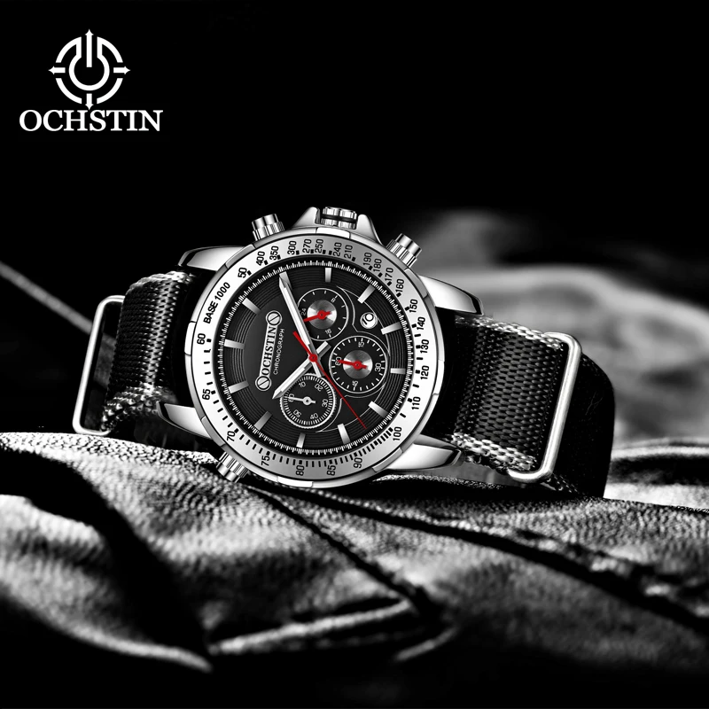 OCHSTIN Multifunction quartz movement 2024 new simple men's watches men's quartz watches Seiko watches high quality men's watch