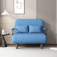 Modern folding sofa bed apartment small apartment simple single and double folding sofa with armrest 2