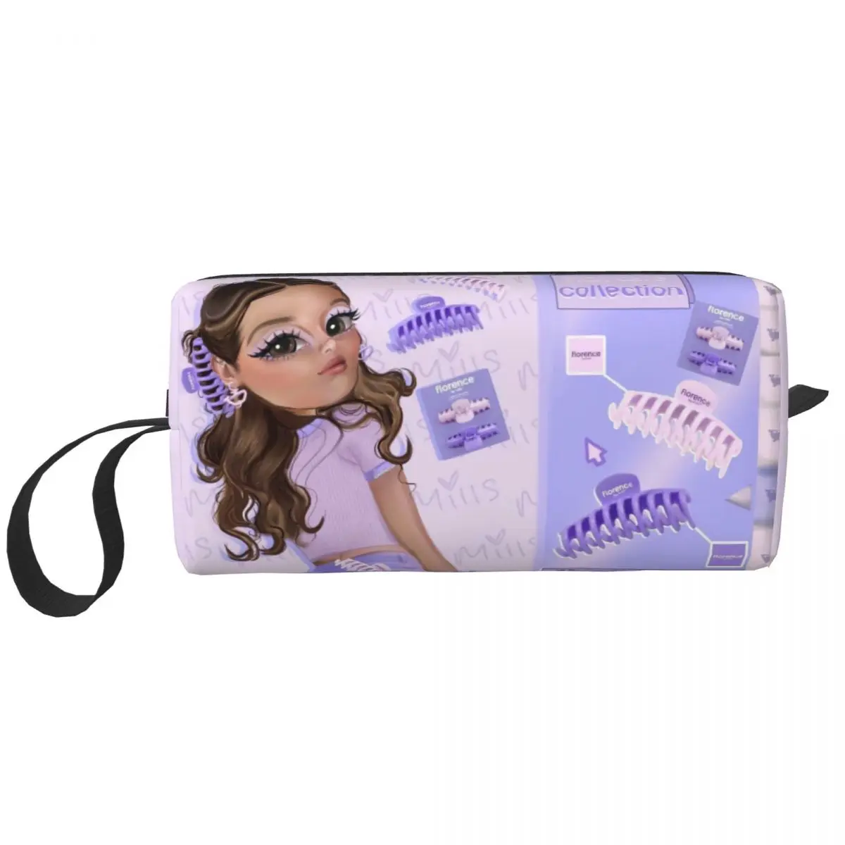 Custom Firenze By Mills Travel Cosmetic Bag Women Toiletry Makeup Organizer Ladies Beauty Storage Dopp Kit