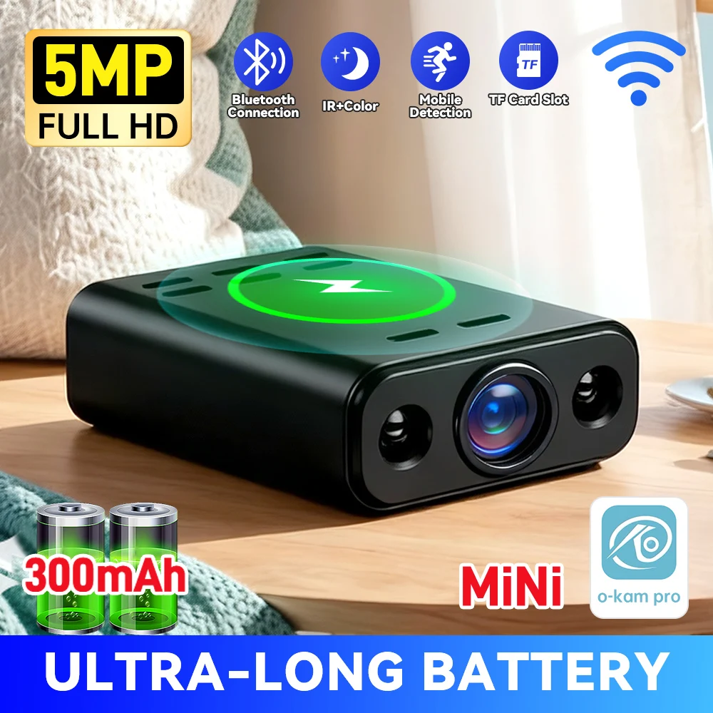 Indoor Mini Security Camera 2.4G WiFi 2-Way Talk Motion Detection Alerts Night View P2P CCTV Baby Monitor Surveillance Video Cam 1