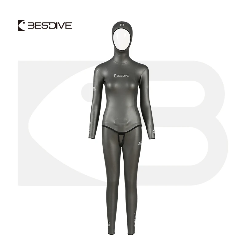 Bestdive Classic 5Mm Smoothskin Muta Da Sub Per Apnea Femminile Pesca Subacquea Scuba Diving Donna Yamamoto Neoprene Bagnato