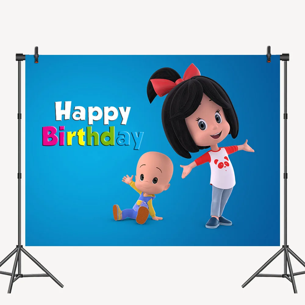 Cleo E Cuquin Photography Backgrouds Happy Birthday Photo Fondali Custom Party Decor Banner Vinile Photo Booth Puntelli