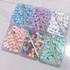 100pcs Gradient Sponge Brush for Nail Art, Gel Polish Brush, Glitter Powder, Manicure Accessory, 1