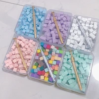 100pcs Gradient Sponge Brush for Nail Art, Gel Polish Brush, Glitter Powder, Manicure Accessory, 1