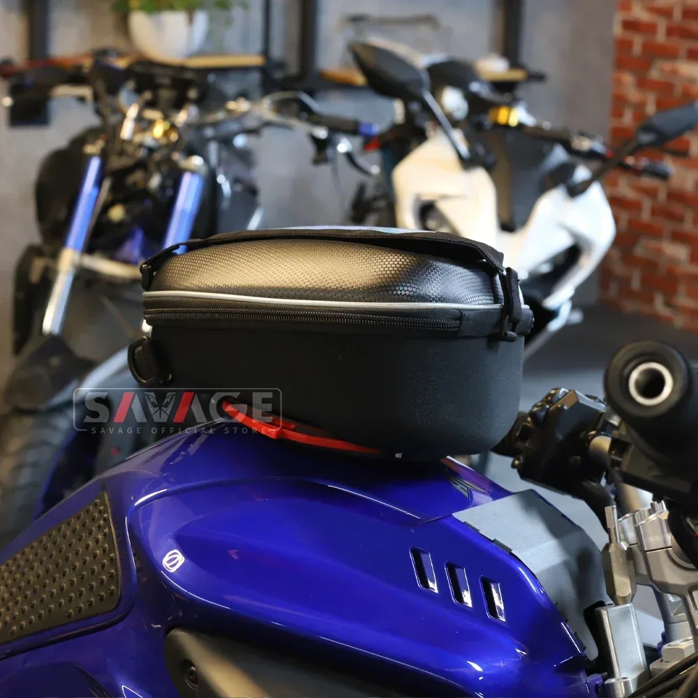 오토바이 탱크 가방, 야마하 FZ6 FZ8 FZ1 XJ6 MT03 MT09 MT10 YZF R1 R3 R6 R7 XSR 125 155 XJR FJR 1300 배낭 레이싱 수하물