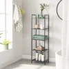 SONGMICS 5-Tier Storage Rack, Bathroom Shelf, Extendable Plant Stand with Adjustable Shelf, for Bathroom, Living Room, Balcony 3