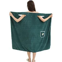 New Pineapple Embroidered Bathrobe for Girls' Bathrobe Can be Wrapped in Large Bathrobe, Not Easy to Hair Drop Bathtowel 1