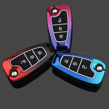 Colorful Car Folding Key Case Cover Bag for Ford Focus C-Max S-Max Galaxy Mondeo Ranger Transit Tourneo Custom Alloy Protector 3 Colorful Car Folding Key Case Cover Bag for Ford Focus C-Max S-Max Galaxy Mondeo Ranger Transit Tourneo Custom Alloy Protector - Colorful Car Folding Key Case Cover Bag for Ford Focus C Max S Max Galaxy