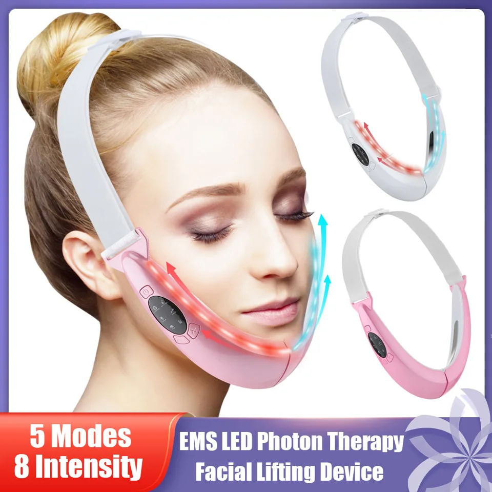 Hailicare Face Lifter V-Line Face Lifting Belt Face Slimming Vibration  Massager