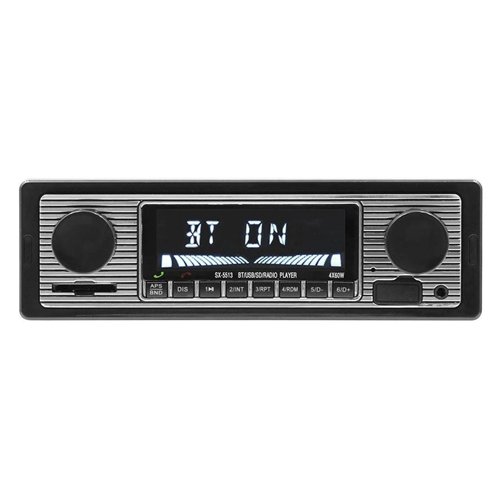 Reis Isoleren Voetzool Retro Car Radio Bluetooth Mp3 Multimedia Player Aux Usb Fm Play Vintage 12v  Stereo Classic Music Audio Support Handsfree Call - Car Radios - AliExpress