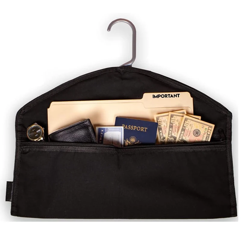 Caja Fuerte Oculta Para Colgar - Bolsa Secreta Impermeable Y Ignífuga | Para Guardar Dinero, Joyas, Documentos