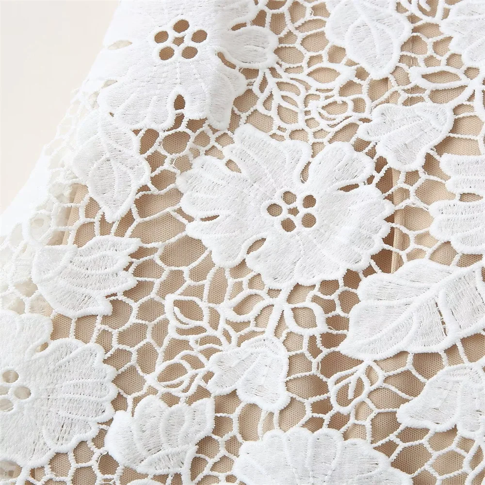 KADUWAKI Flower Pattern Lace Strap Long Slip Dress Summer Sexy Lace Splicing Back Strap Lace Up Slit Slim Fit Suspender Dresses 56 S078b4024bc844f7c9f914b0ada1e79efi