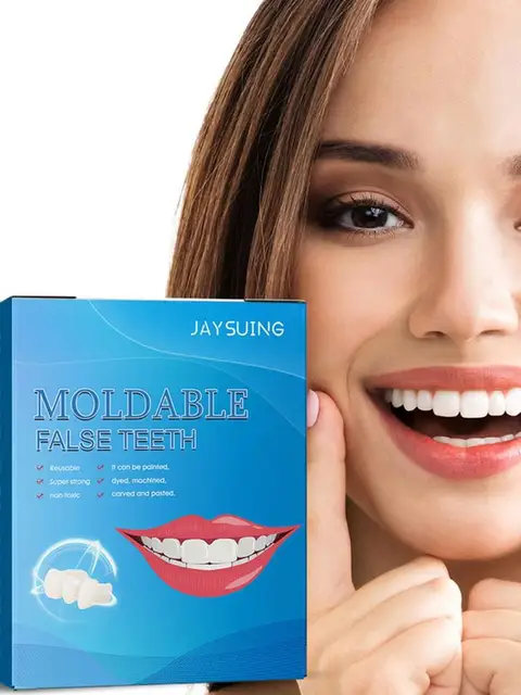 Shapeable Teeth Glue Set Party Makeup Temporary Filling Cavity Denture  Modification Tooth Filling U3H5