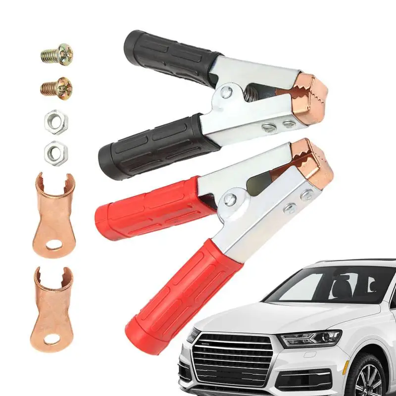 

Car Starter Jump Battery Clip Auto Battery Jumper Cable Clamps Battery Terminal Copper Cable Clamp Charging Connector Kit