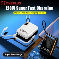 Oneplus Mini batterie externe grande capacité Portable câble bidirectionnel charge rapide détachable Usb vers Type C câble batterie externe 1