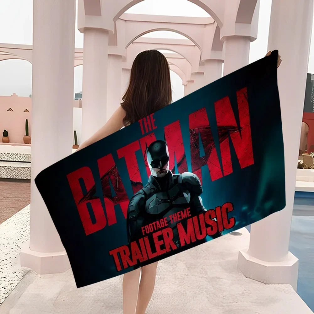 Bats Man Cartoon Beach Towel Cute Kawaii Room Decor Bath Girls Children Hand Towels For Bathroom Shower 6