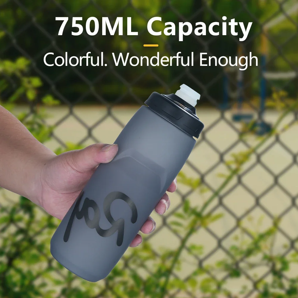 Rapha Cycling Water Bottle 620 750ml Leak-proof Squeezable Taste-free BPA-free Plastic Camping Hiking Sports Bicycle Kettle Bicycle Water Bottle