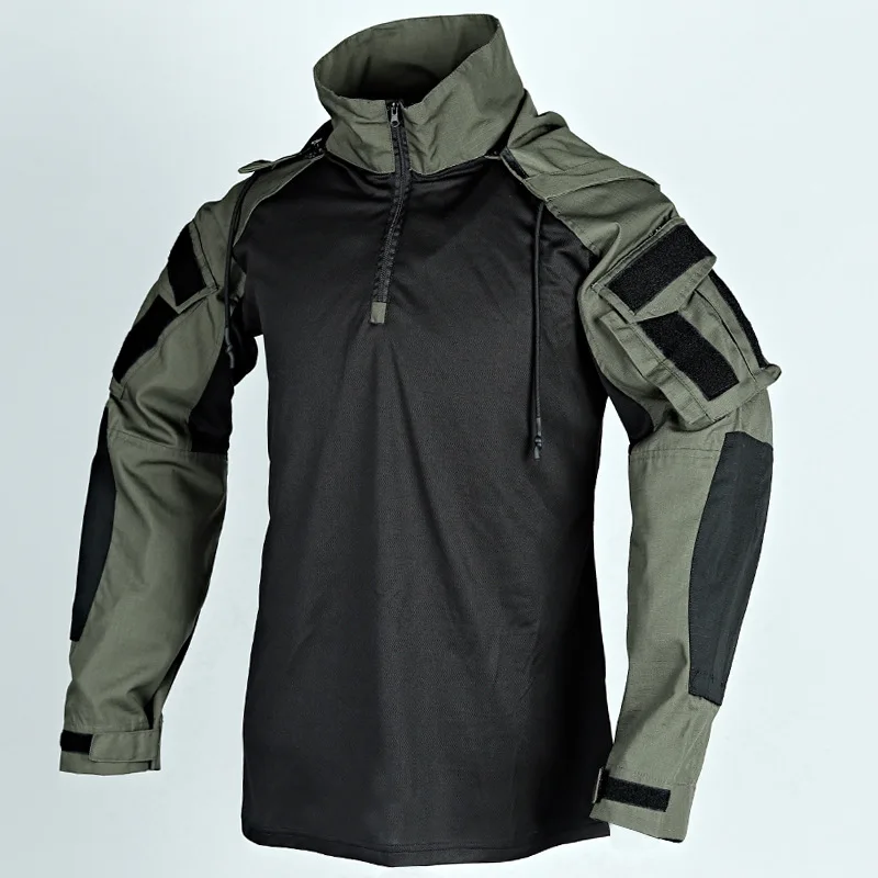 CP Camouflage Multicam Military Combat T-Shirt Men Tactical Shirt Airsoft Paintball Camping Hunting Clothing Sweatshirt