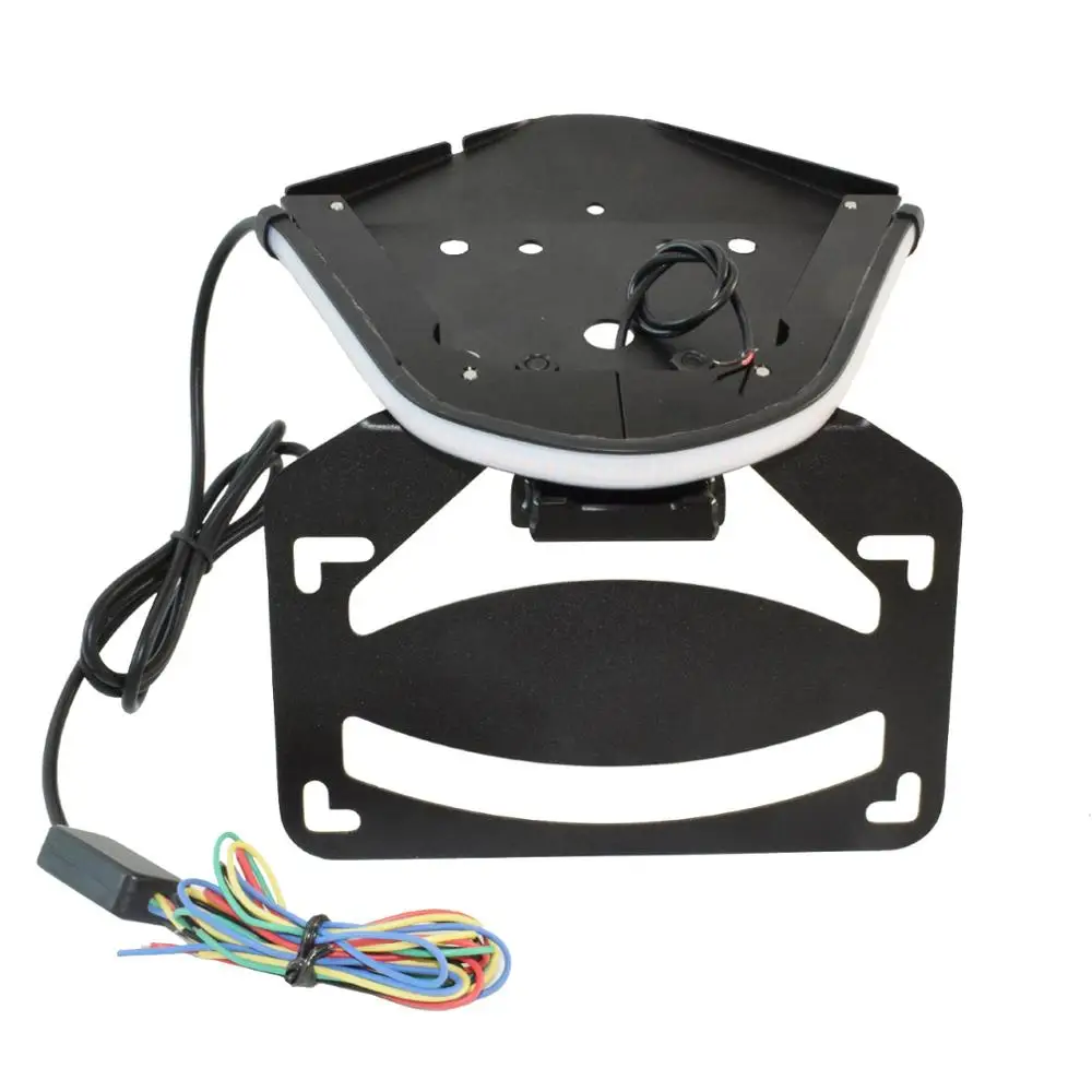 LED 통합 깜박이 후미등, 후면 번호판 프레임 홀더, 테일 깔끔한 펜더 제거기, BMW S1000RR 2019 2020 2021 2022