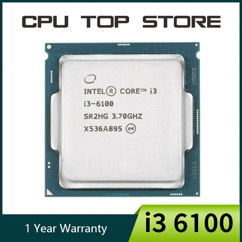 Intel Core I3 6100 3.7ghz 3m Cache Dual-core 51w Cpu Processor Sr2hg  Lga1151 - Cpus - AliExpress