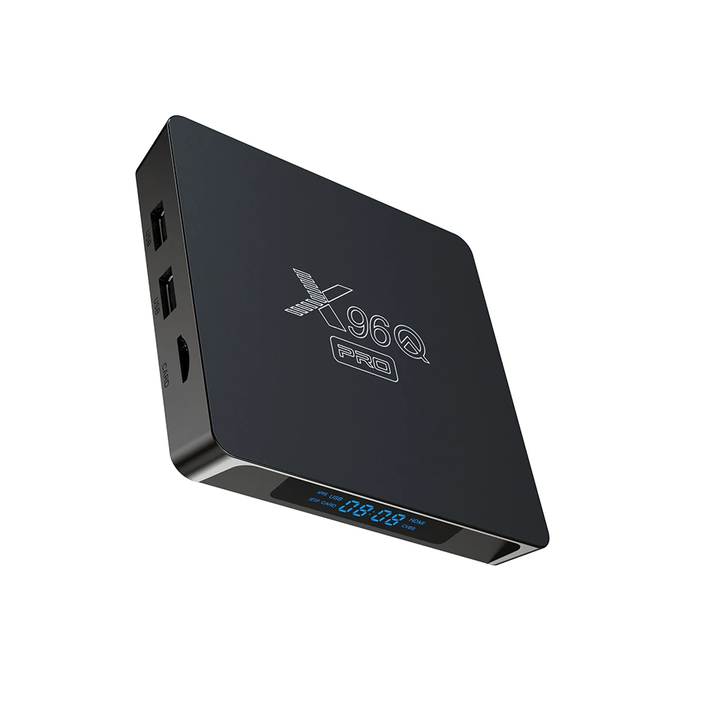 X96Q PRO Smart TV BOX Allwinner H313 Android 1.0 2GB RAM 16GB ROM Wifi 4K Media Player Googl Voice Assistant Set Top Box TVBOX