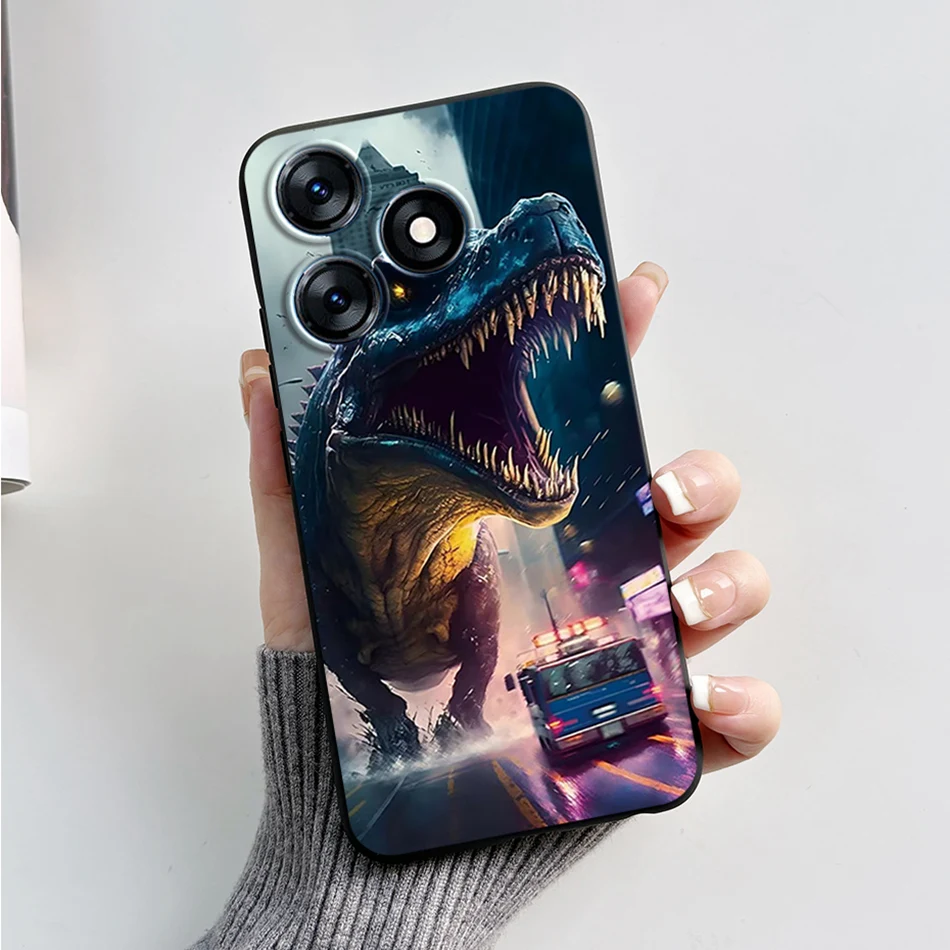 Fashion Marble Silicone Black Soft Phone Case - 2023 Edition