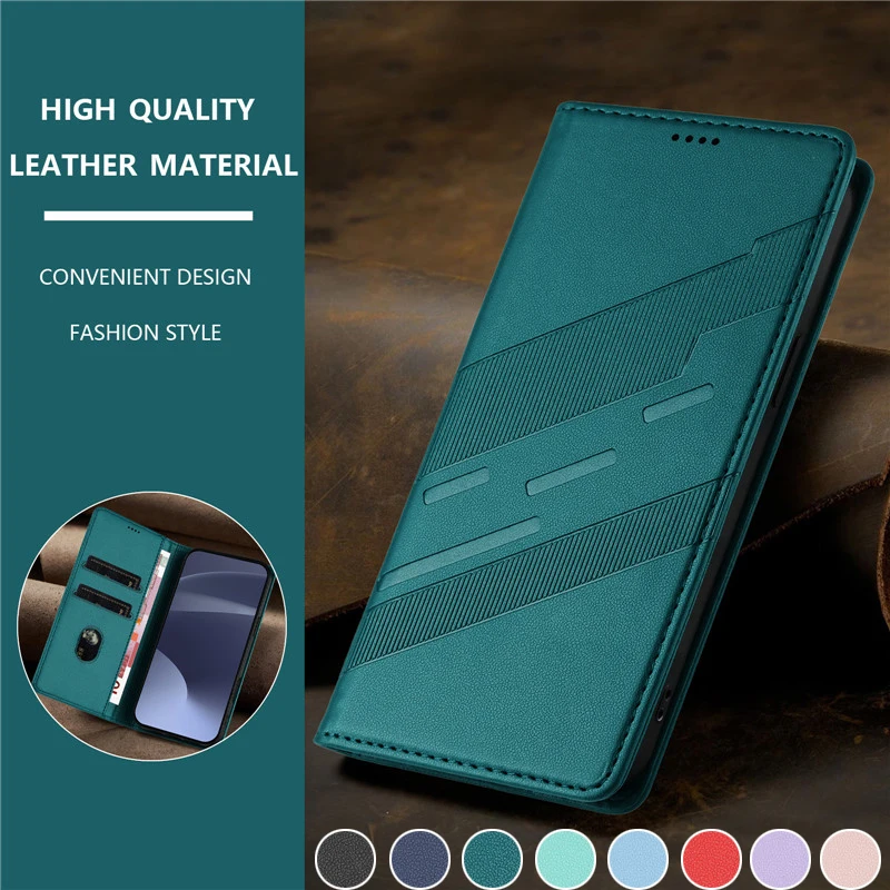 Luxury Flip Wallet Cover Leather Protective Bag