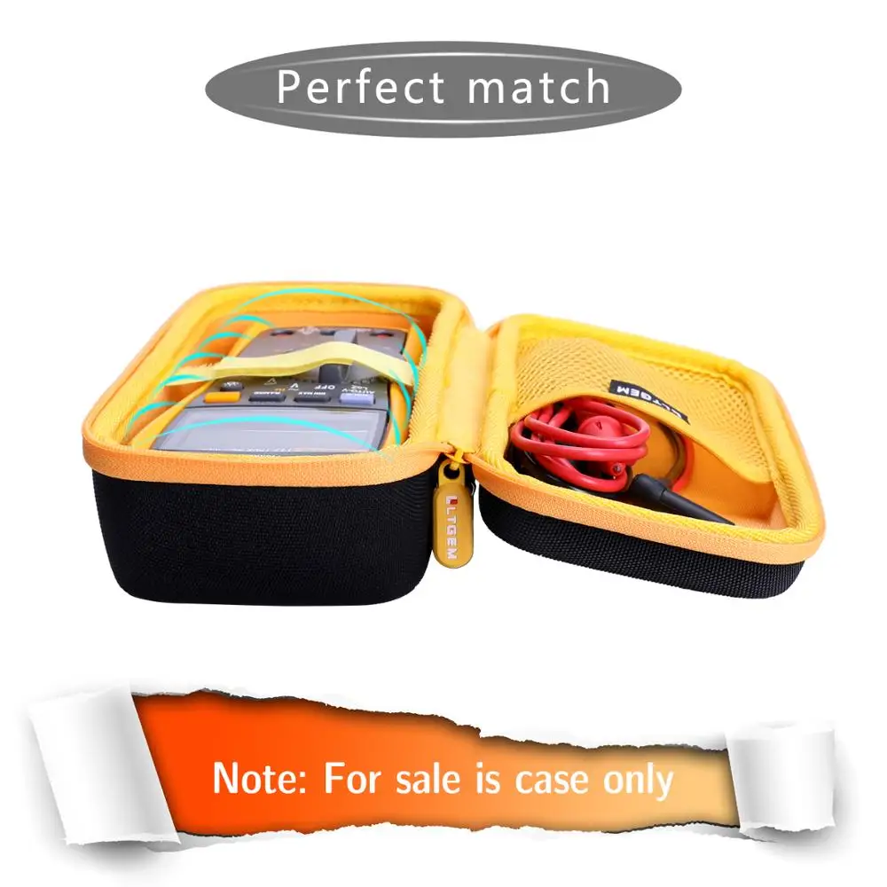 EVA Hard Case for Fluke 117 Electricians True RMS Multimeter