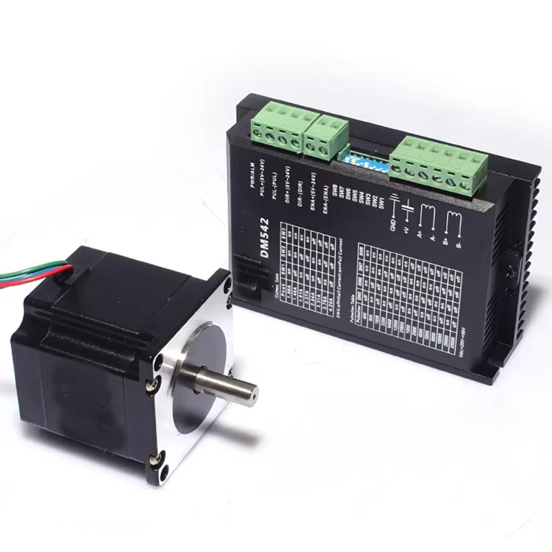 카이야데 공장 고품질 NEMA 23 57mm 스텝 모터 키트 옵션 1.3N 2.3N 3.1N 3.6NM 고토크 TB6600 DM542 드라이버 포함