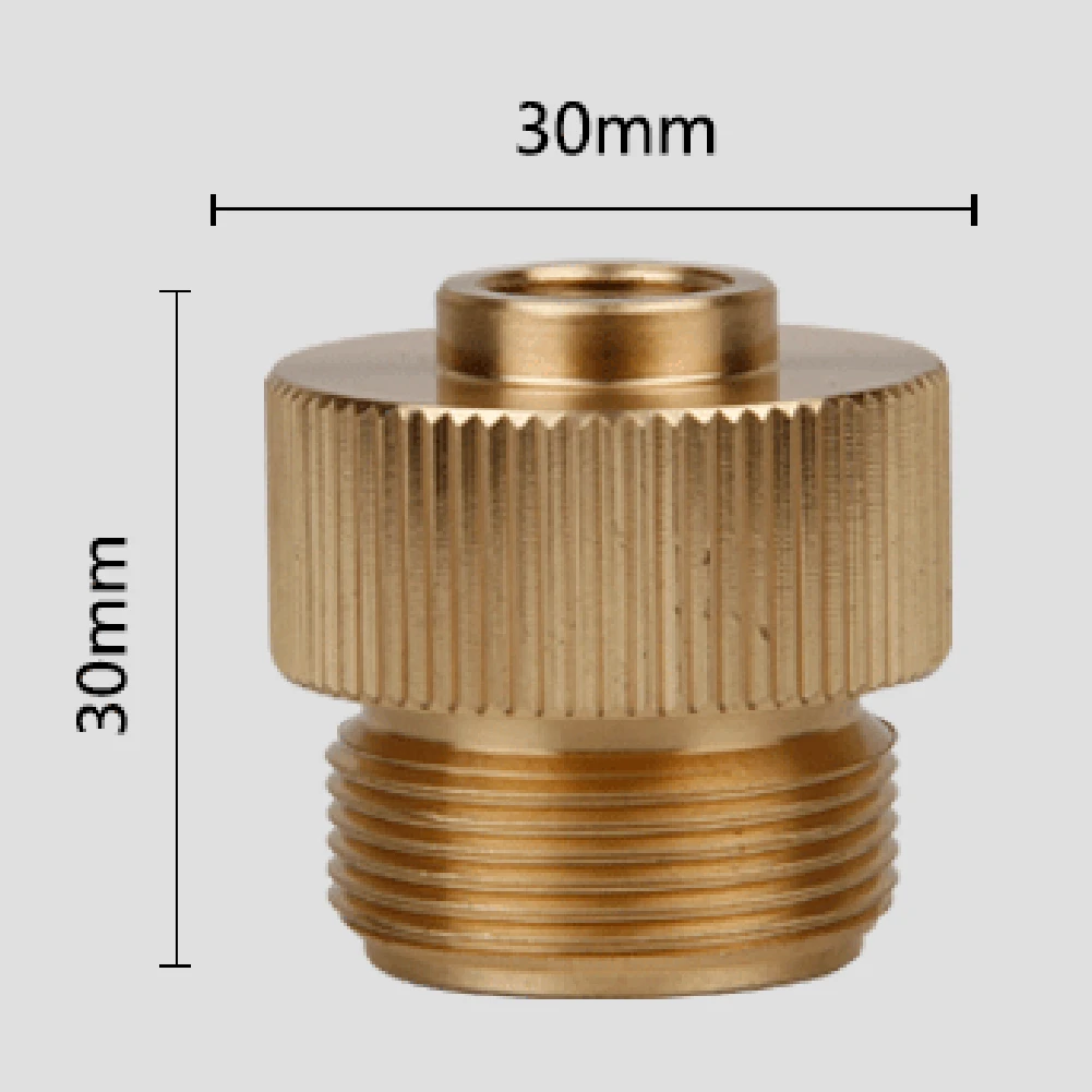 Camping Stove Gas Tank Adapter Valve 1"-20 UNF To 7/16"-28UNF For MAPP Gas