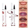 Liquid Lipliner Pencil Long Lasting Lips Cosmetic Tool Matte Soft Lip Liner Stick Quick Drying Smudge Proof Natural Lipstick Pen 2