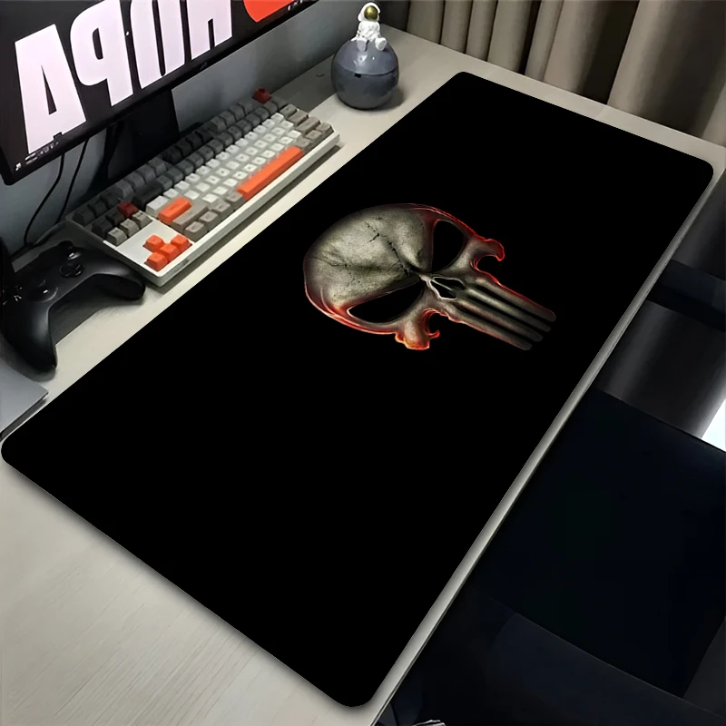 

Marvel Mouse Pad Black Skull HD Gaming Mousepad Laptop Office Desk Accessories Large Computer Gaming Keyboard Mouse Mat Rubber