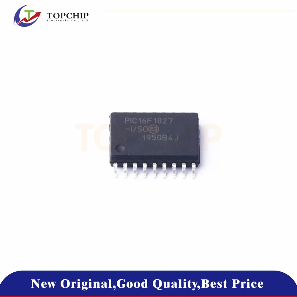 1Pcs New Original PIC16F1827-I/SO PIC 32MHz 384Byte 16 FLASH 4KB SOIC-18 Microcontroller Units (MCUs/MPUs/SOCs)