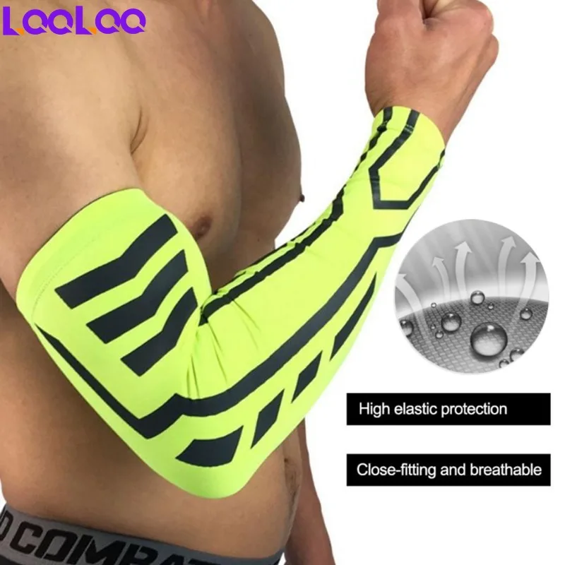 1Pcs Sports Compression Arm Sleeves/Warmers For Running Cycling Basketball Football Driving Men Women