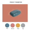 Four Colors Portable Travel Soap Box Waterproof Leak Proof Stylish Compact Easy To Carry Bathroom Storage Sealed Box 6