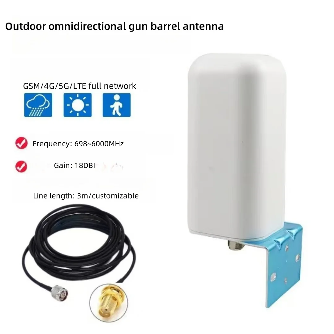 Câble Antenne FPV RP-SMA 5m déroulé sur fond blanc, connectique haute performance pour drone FPV