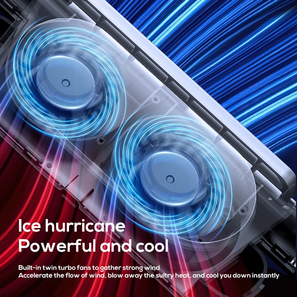 Car Headrest Cooling Air Fan 3 Speeds Adjustable Air Cooling Fan USB Powered Car Seat Cooling Fan for Front Rear Seat Passenger