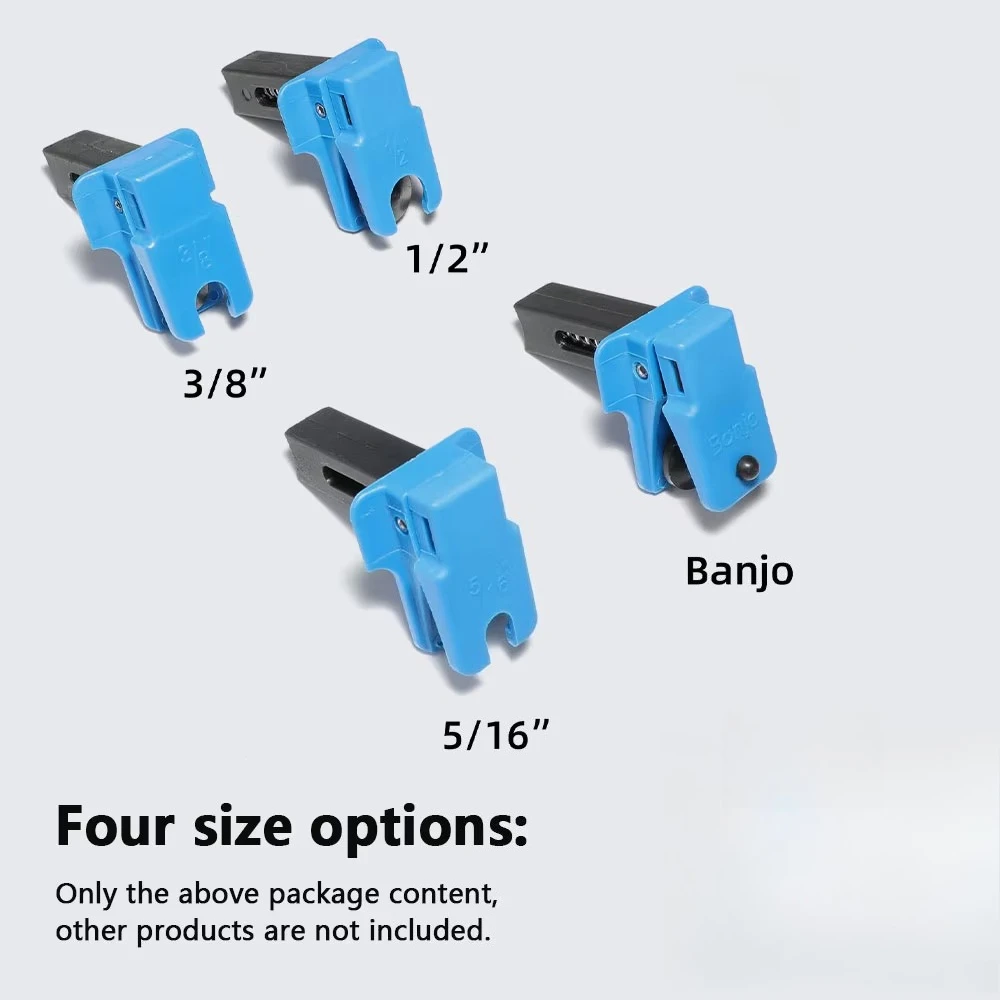 4Pcs Car Brake Oil Brake Clamp Pipe Plug Tool To Prevent Oil Spills Leak Proof Brake Lines Stoppers Hand Tools Automotive Tools